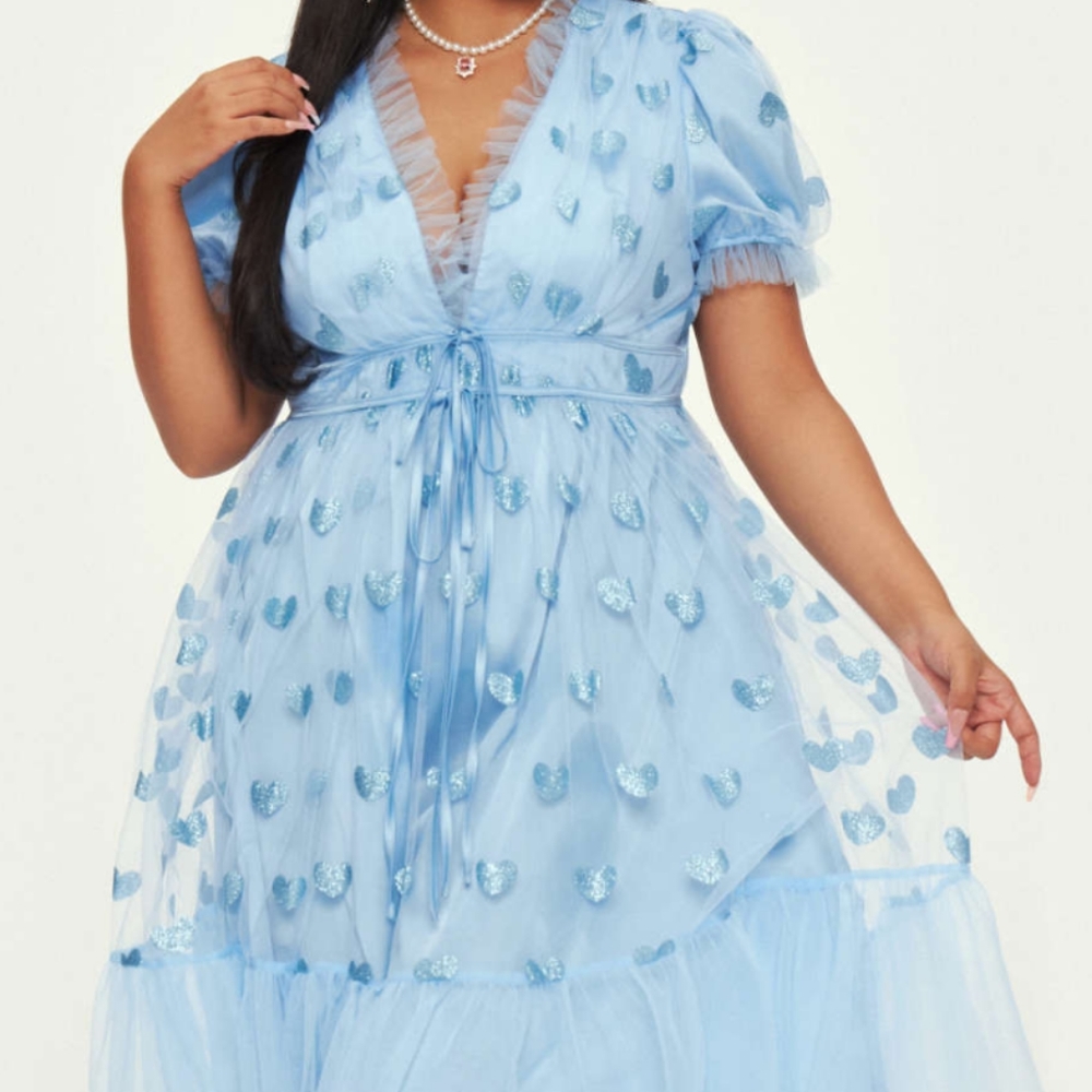 Cider blue heart dress